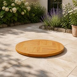 Solid Teak Wood Table Top: Strong, Beautiful, Functional