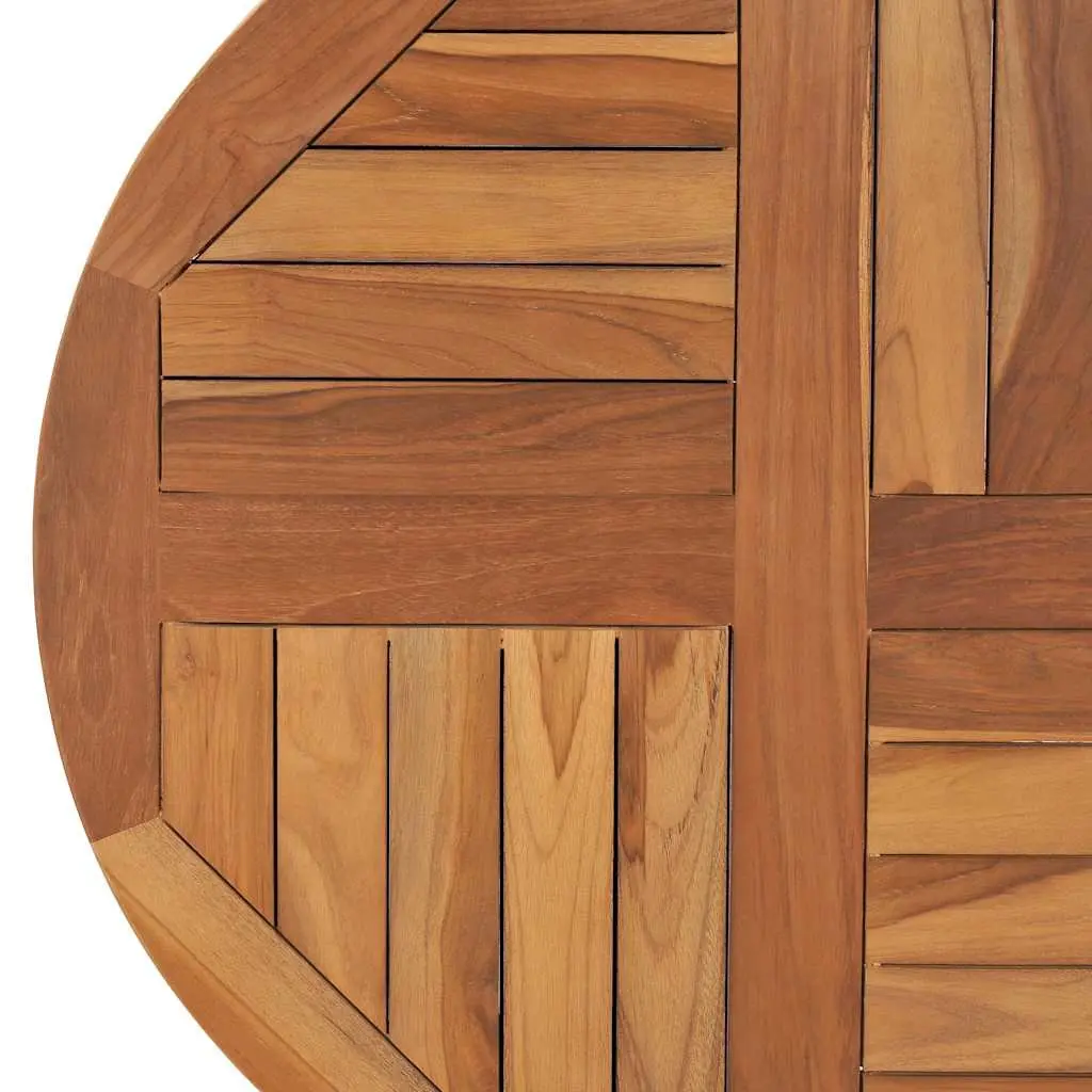Teak Wood Table Top 70cm Diameter 2.5cm Thick Brown Dining Kitchen
