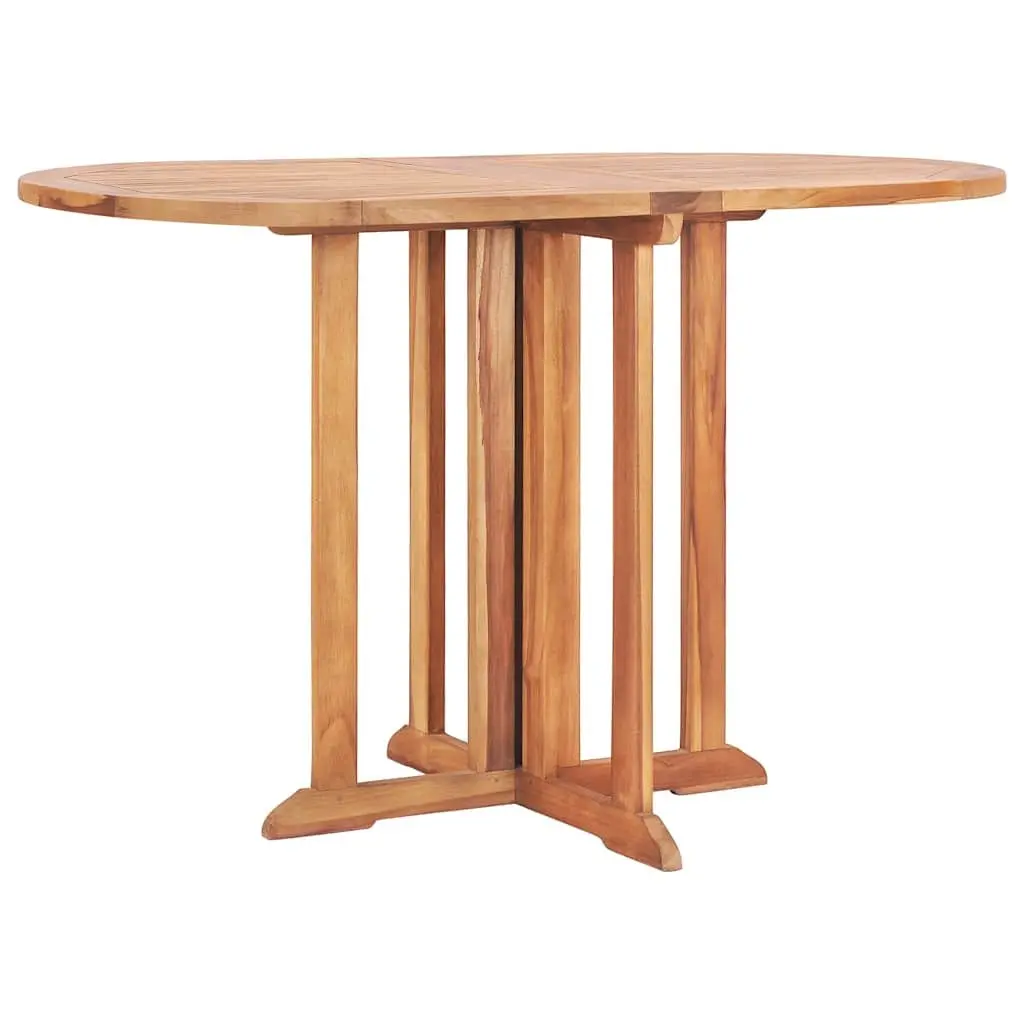 Folding Butterfly Dining Table Outdoor Patio Furniture 120x70x75cm Brown