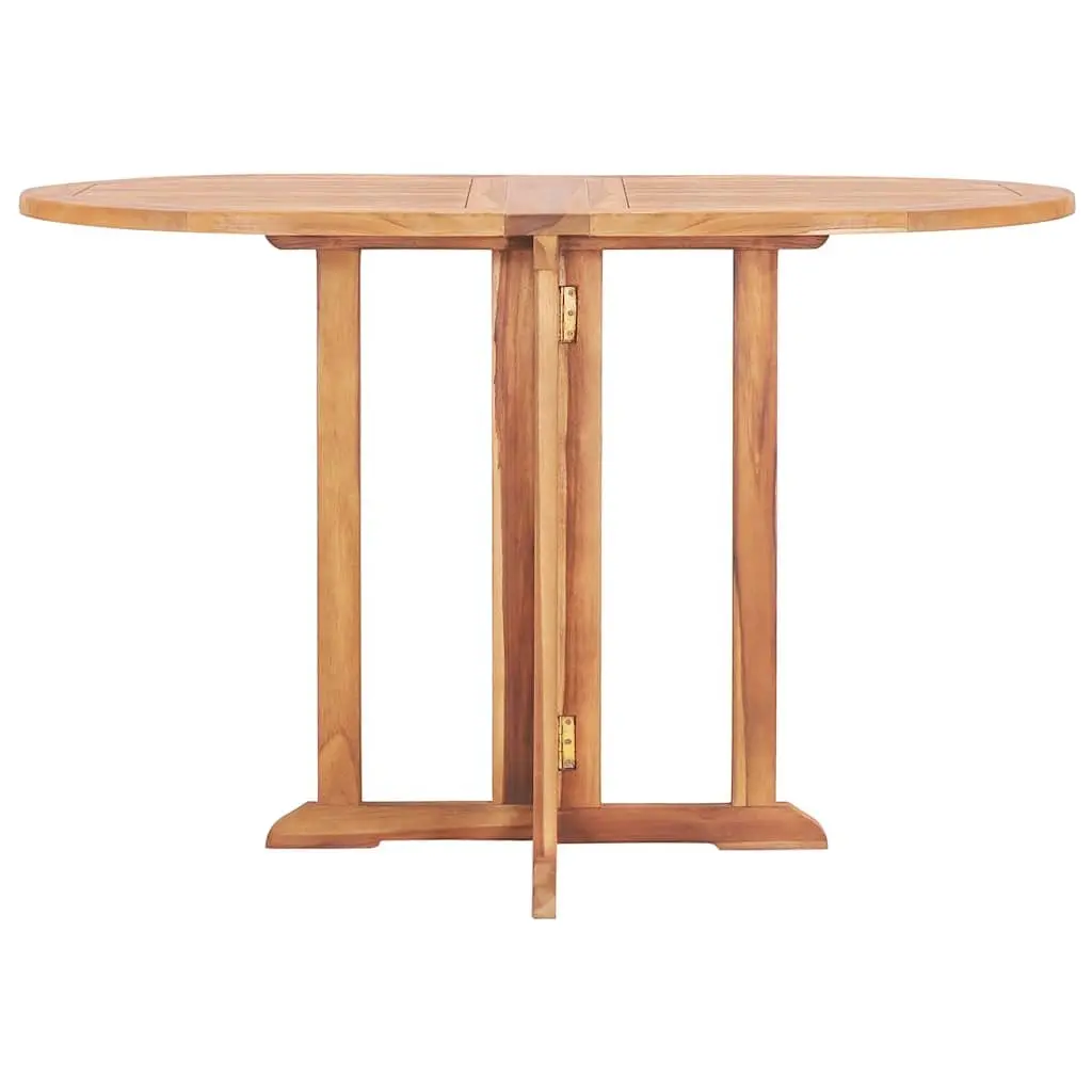Folding Butterfly Dining Table Outdoor Patio Furniture 120x70x75cm Brown