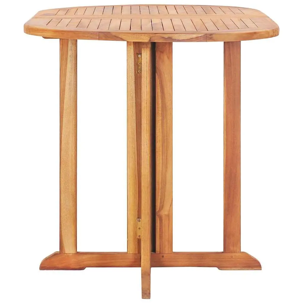 Folding Butterfly Dining Table Outdoor Patio Furniture 120x70x75cm Brown