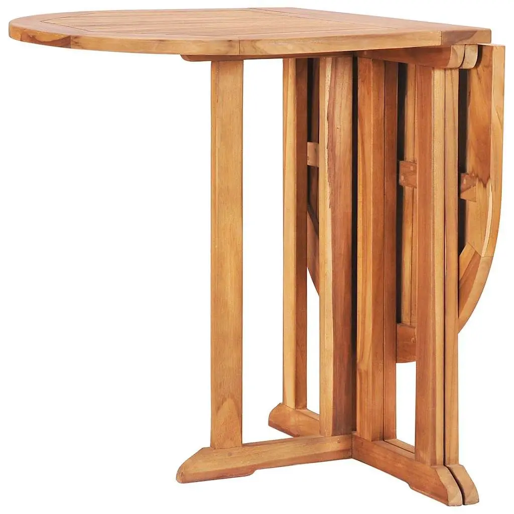 Folding Butterfly Dining Table Outdoor Patio Furniture 120x70x75cm Brown