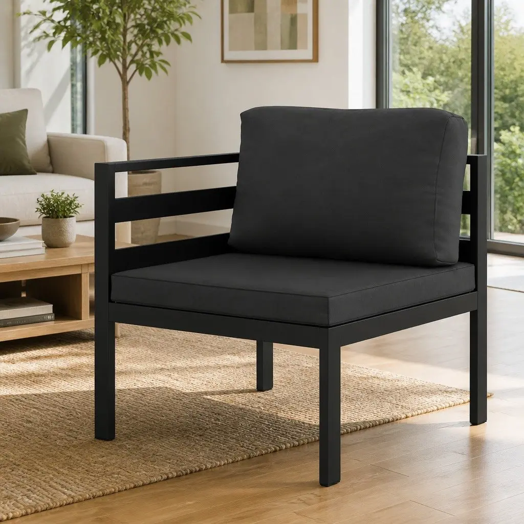 Outdoor Corner Sofa with Removable Cushions