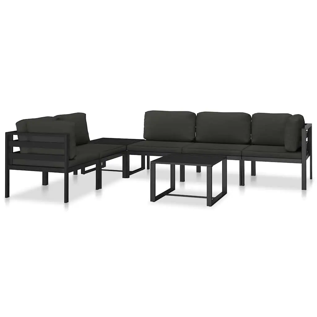 Modular Coffee Table Indoor Outdoor Use Anthracite Lightweight