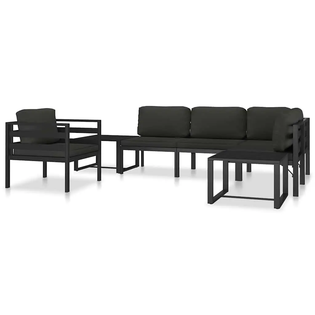 Modular Coffee Table Indoor Outdoor Use Anthracite Lightweight