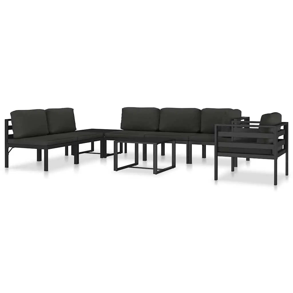 Modular Coffee Table Indoor Outdoor Use Anthracite Lightweight