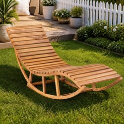 Comfortable Rocking Lounger for Your Outdoor Space