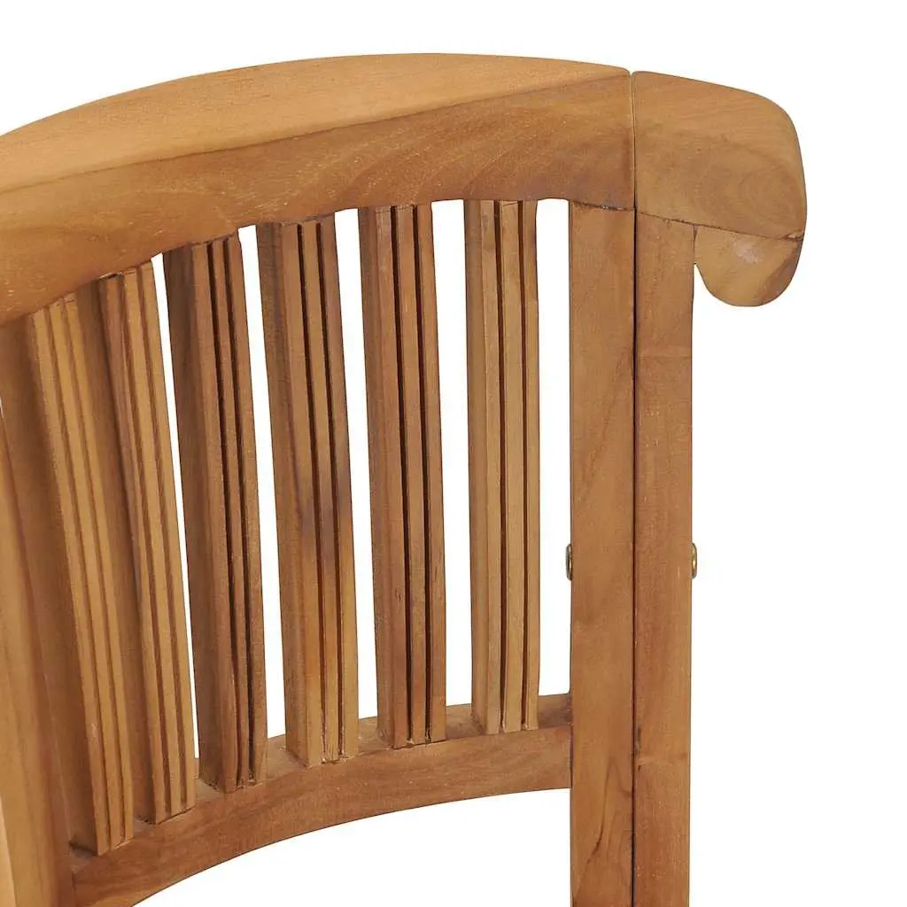 Brown Teak Wood Bar Stool