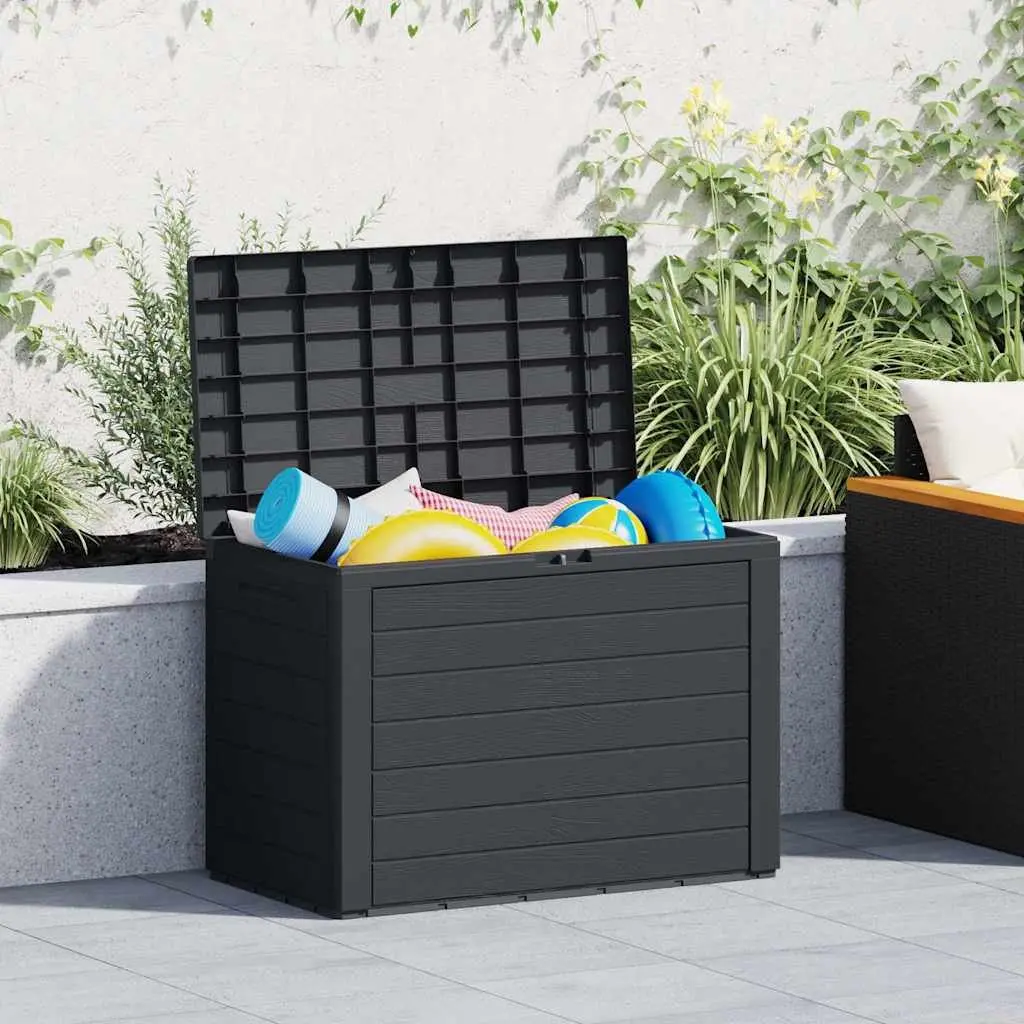Garden Storage Box Outdoor Patio Chest Container 78x44x55cm Anthracite