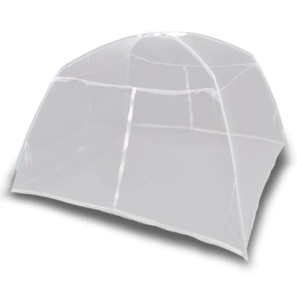 Mongolian Yurt Mosquito Net Indoor Outdoor Insect Screen 200 x 120 x 130 cm Black