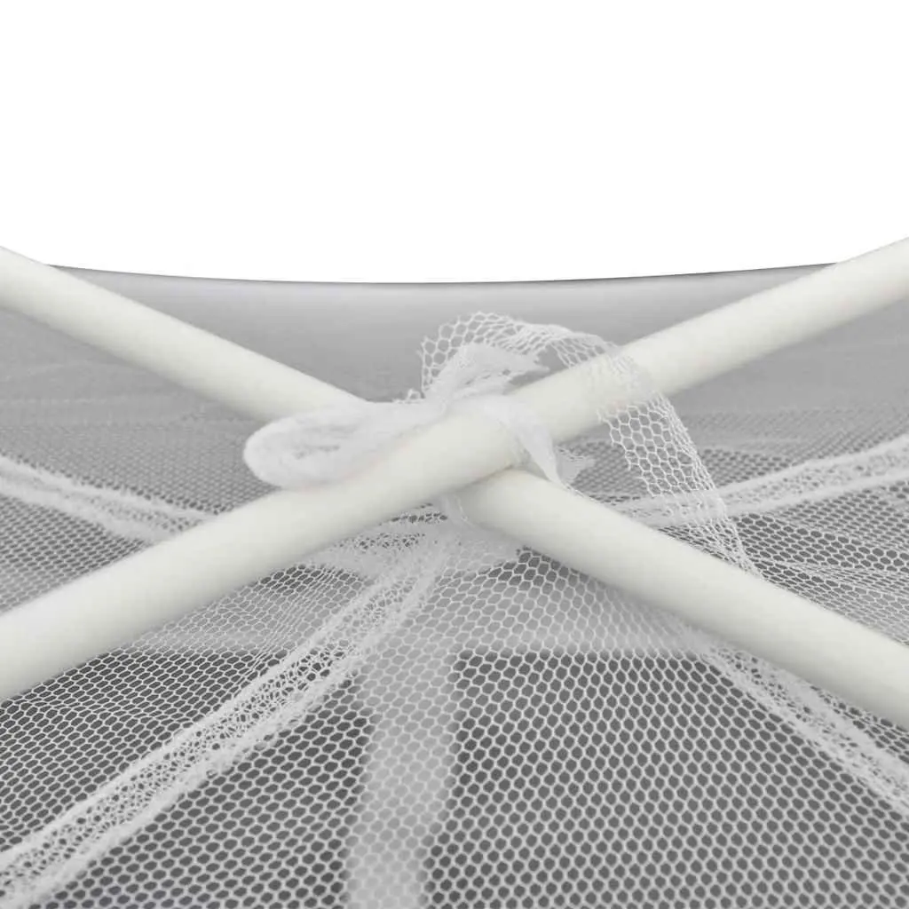Mosquito Net Yurt Style Indoor Outdoor 200x150x145cm White