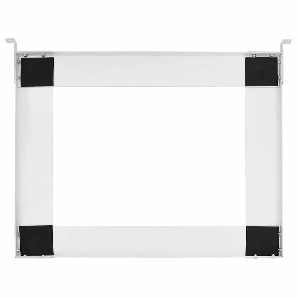 White Steel Washing Machine Pedestal Stand