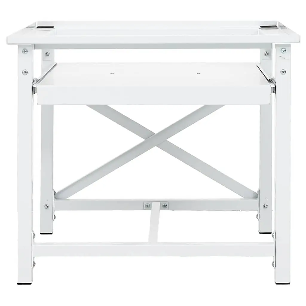 Washing Machine Pedestal Storage Riser with Pull-Out Shelf White