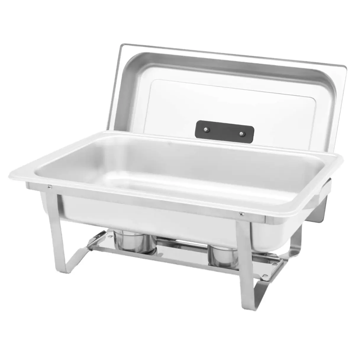 Chafing Dish Set Stainless Steel Food Warmer 3 Piece Silver