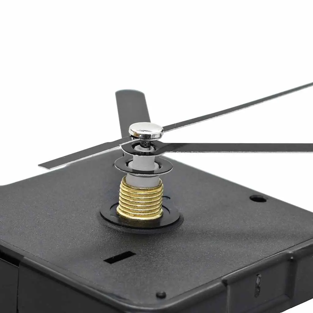 Quartz Clock Movement Set Black Repair Replace DIY Clockwork Parts