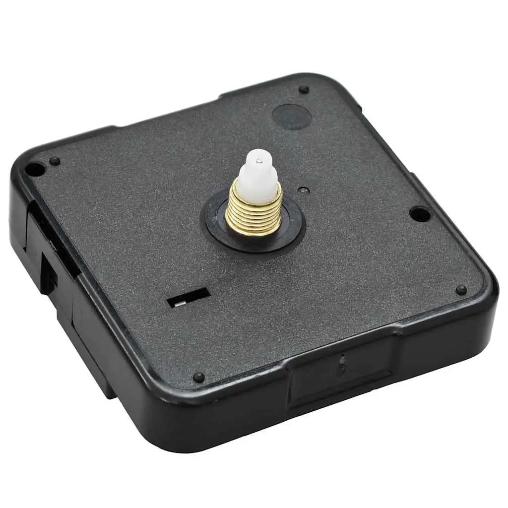 Quartz Clock Movement Set Black Repair Replace DIY Clockwork Parts