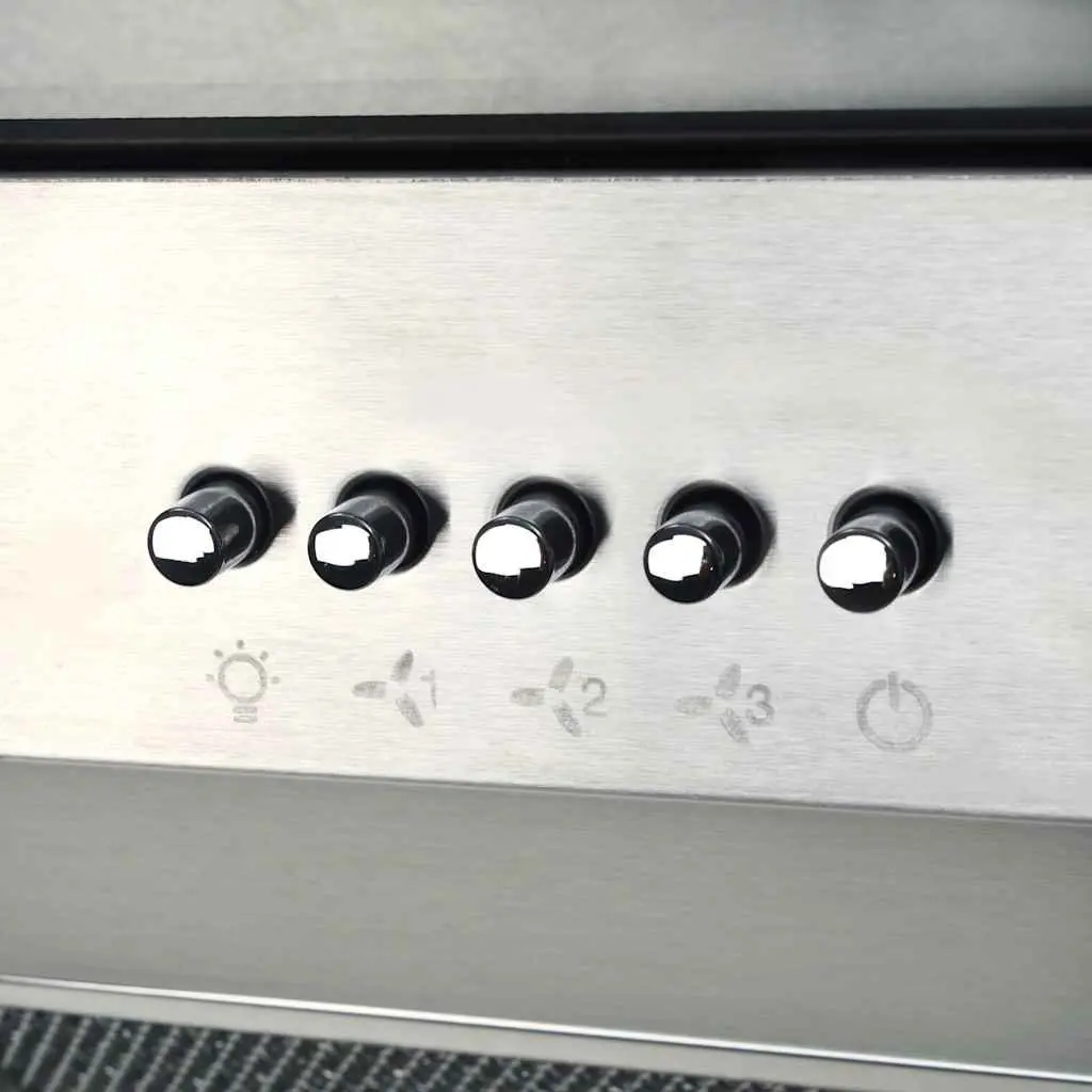 Island Range Hood Kitchen Extractor Fan 90cm Silver Stainless Steel