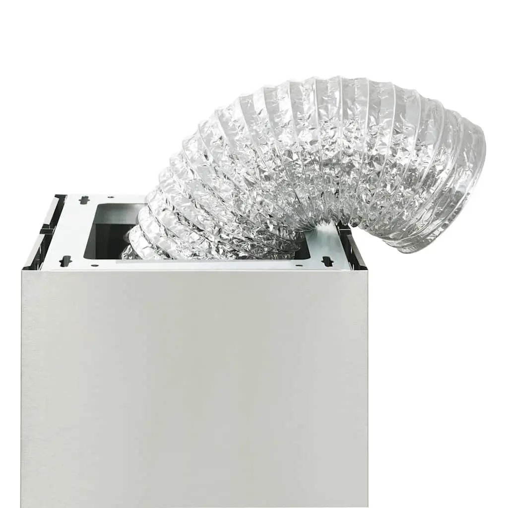 Island Range Hood Kitchen Extractor Fan 90cm Silver Stainless Steel