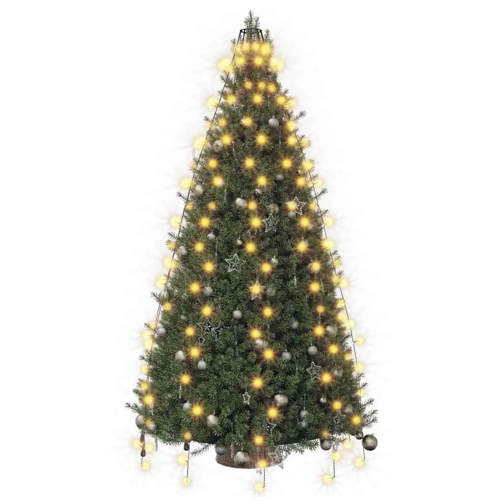 Christmas Tree Net Lights 210 LEDs Bright White Indoor Outdoor Decoration 210 cm