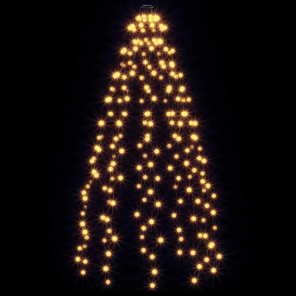 Christmas Tree Net Lights 210 LEDs Bright White Indoor Outdoor Decoration 210 cm