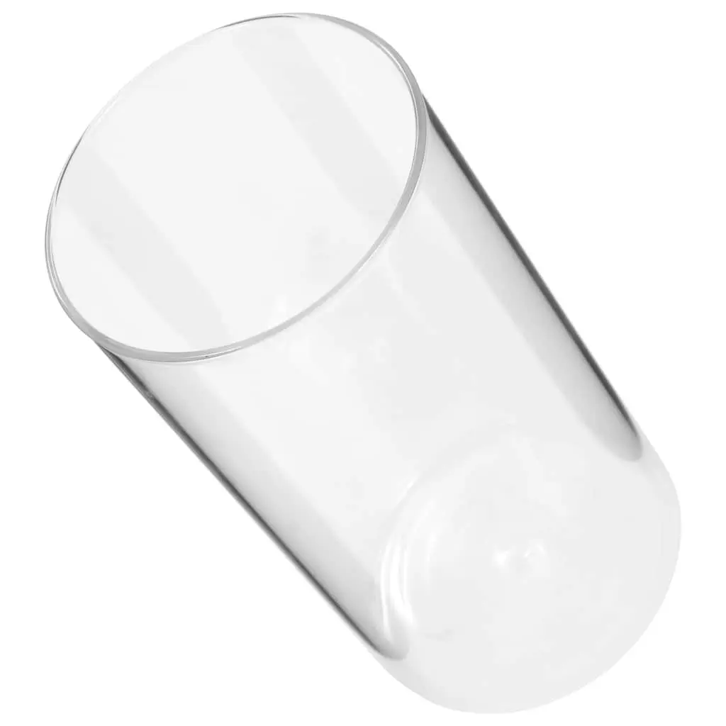 Glass Storage Jars 1100ml Food Containers with Cork Lids Set of 6 Transparent