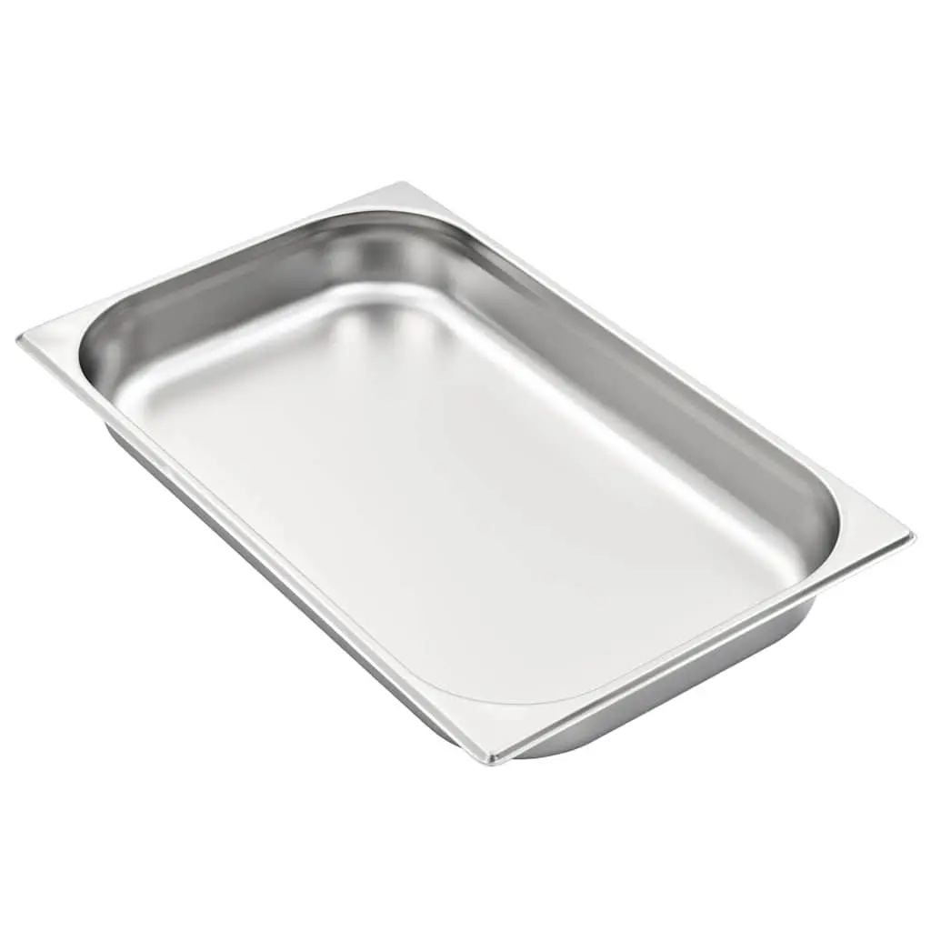 Gastronorm Containers Stackable GN 1/1 65 mm Silver
