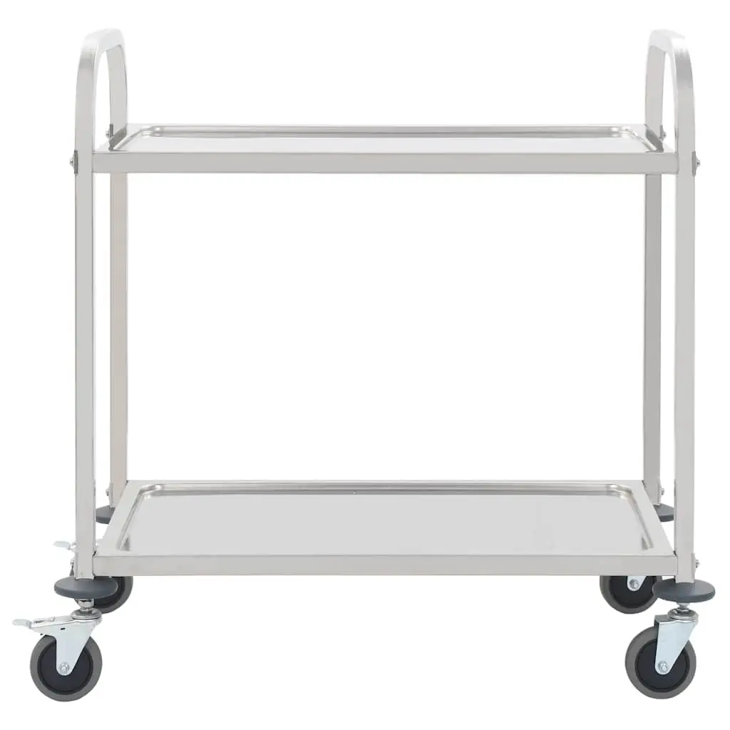 2-Tier Kitchen Trolley for Storage and Service
