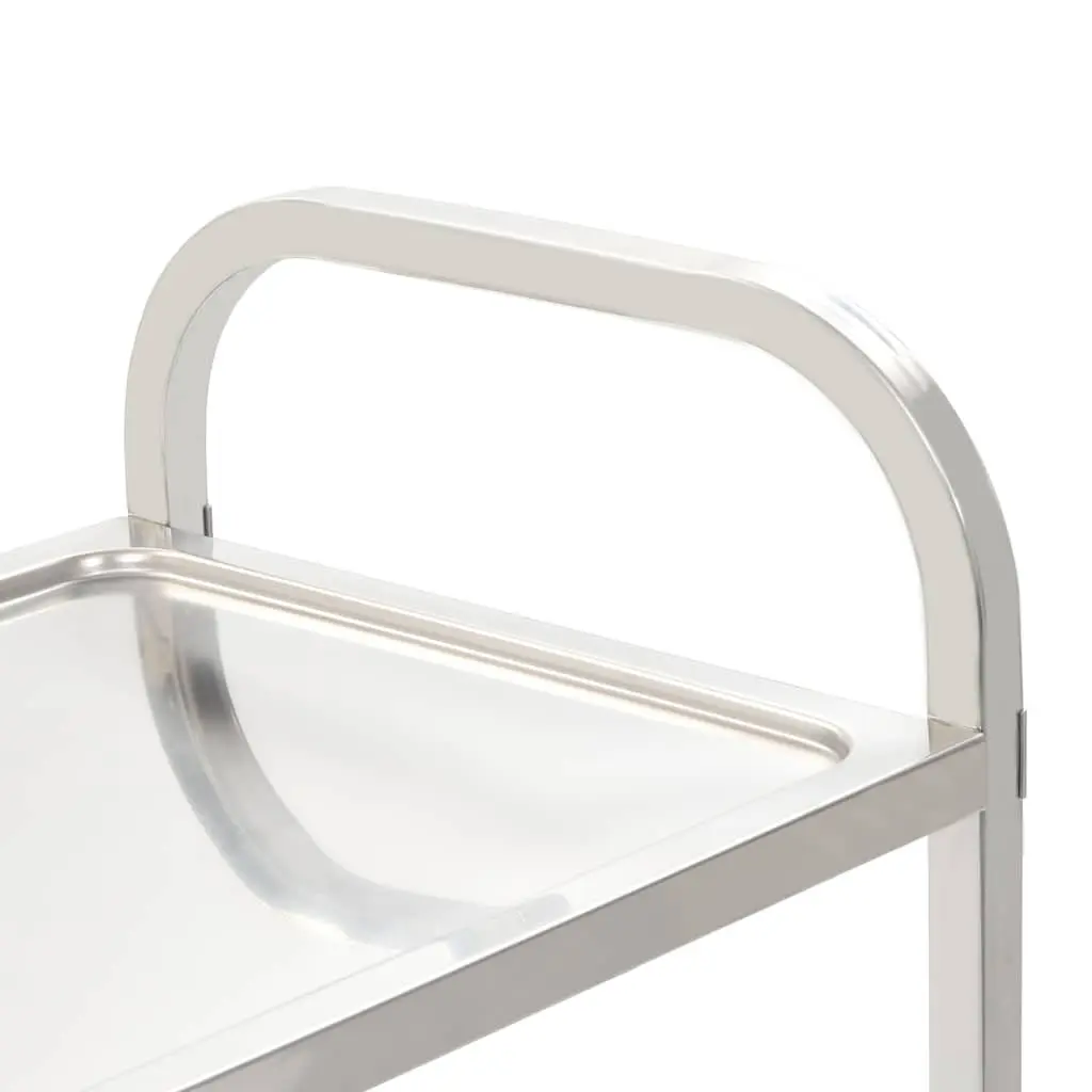 2-Tier Kitchen Trolley for Storage and Service