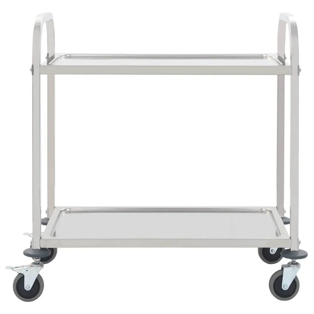 2-Tier Kitchen Trolley for Food Service