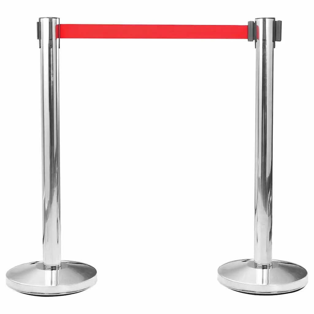 Retractable Belt Barrier Queue Control 200cm Red