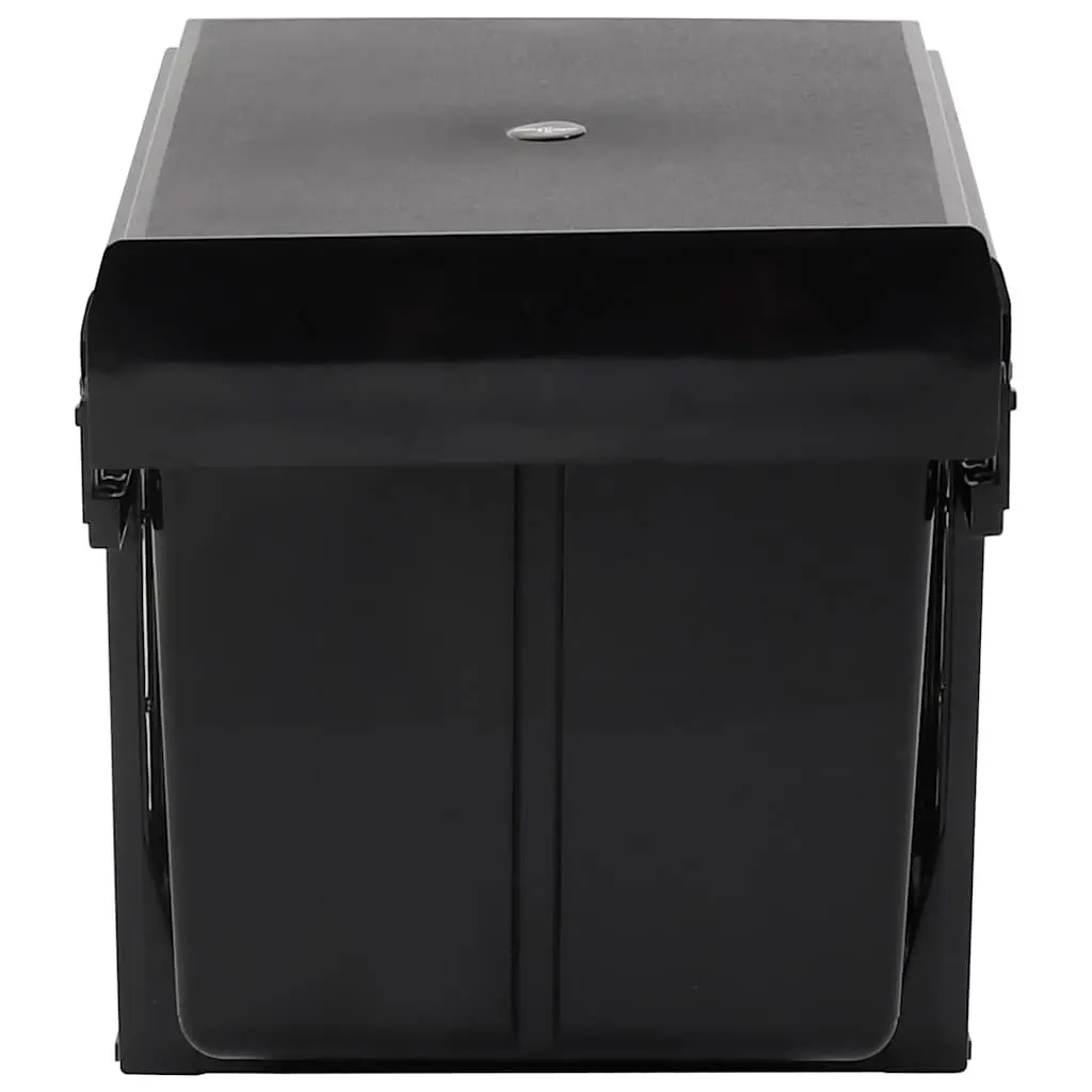 Kitchen Waste Bin Pull-out Cupboard Dustbin 36L Black