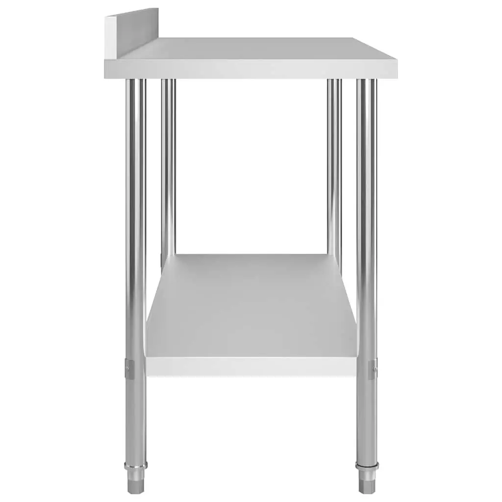 Stainless Steel Kitchen Work Table 120x60x93cm Commercial Food Prep Station