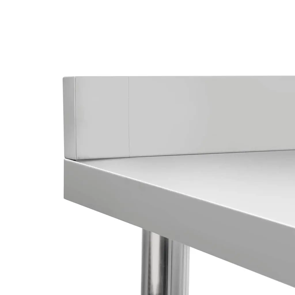 Stainless Steel Kitchen Work Table 120x60x93cm Commercial Food Prep Station