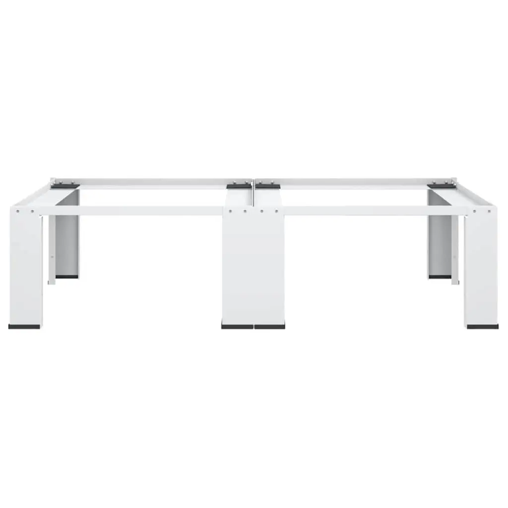 Washing Machine Pedestal Dryer Stand Riser 2 Piece White