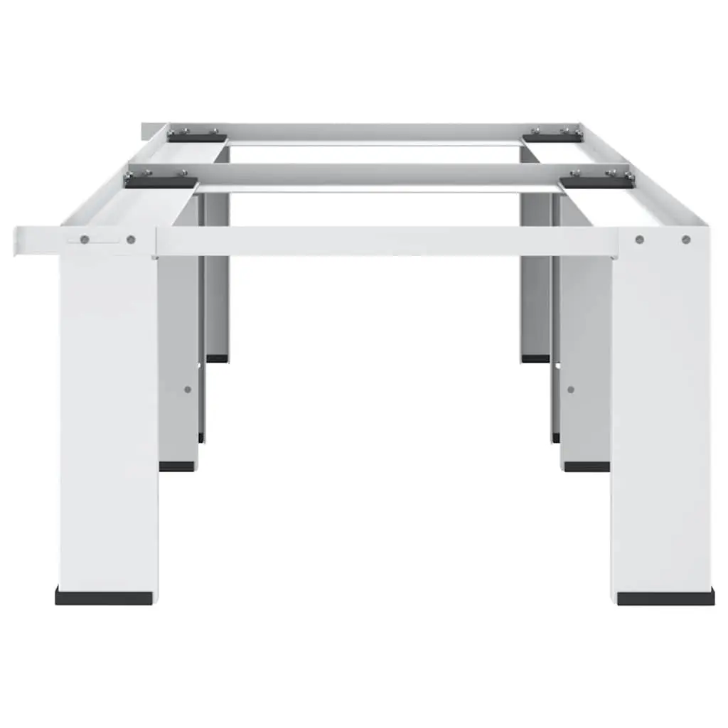 Washing Machine Pedestal Dryer Stand Riser 2 Piece White