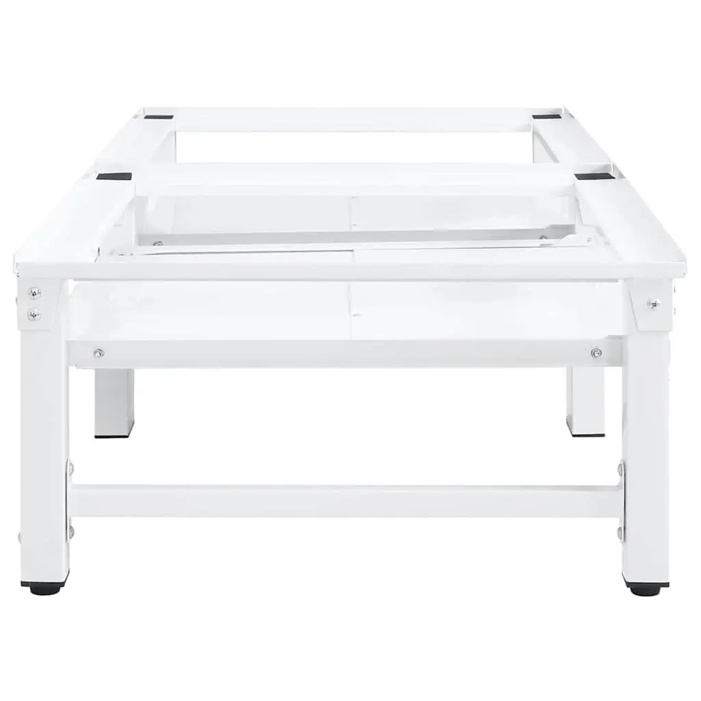 Riser Stand for Washing Machine and Dryer with Pull-out Shelves Adjustable Height Steel Construction Non-slip Pads