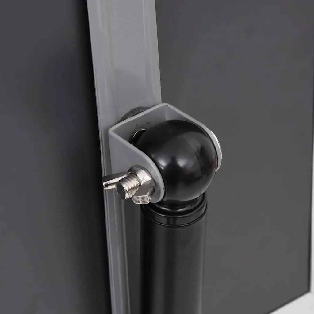 Floor Pedestal Poster Stand Adjustable A3 Size Black Aluminium Alloy Frame