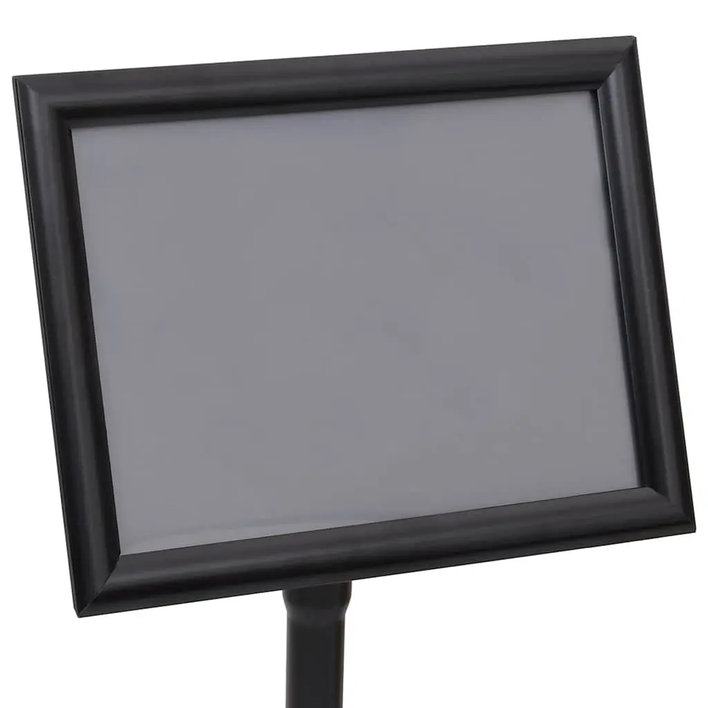 A4 Pedestal Poster Stand Display Black Aluminium Alloy
