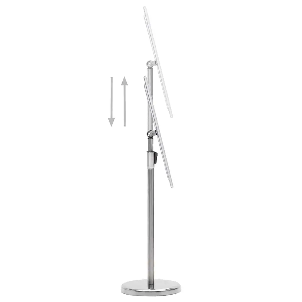 A4 Poster Stand Floor Display Stand Adjustable Silver Lightweight Portable