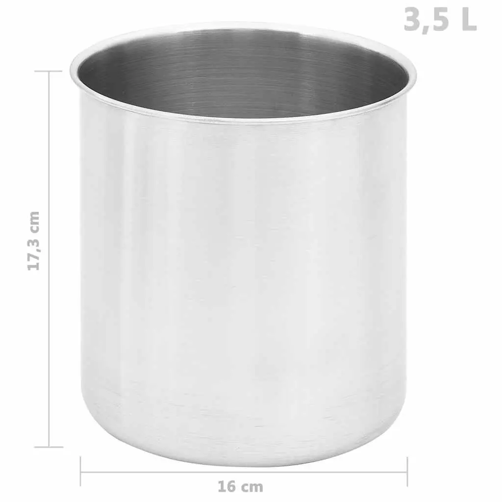 Sauce Dispenser Pump Stainless Steel 2 x 3.5L Silver