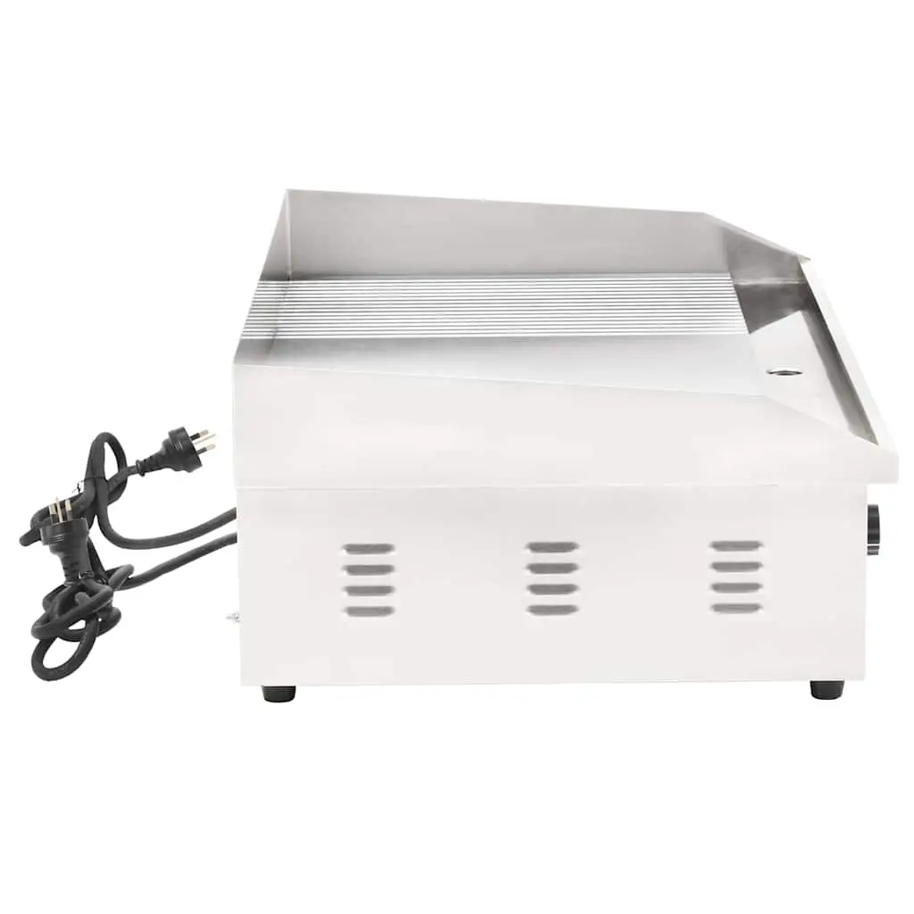 Electric Griddle Cooking Appliance Dual Surface 4400W Stainless Steel Silver