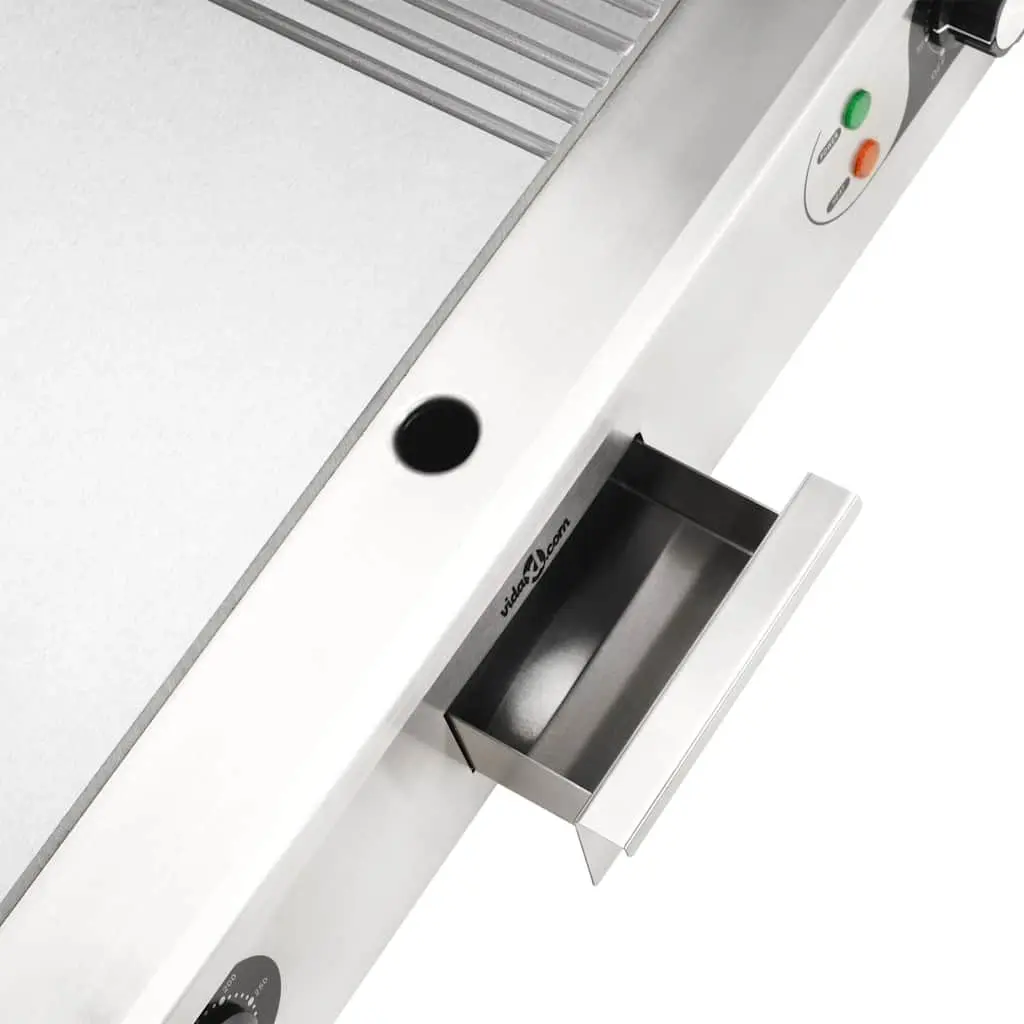 Electric Griddle Cooking Appliance Dual Surface 4400W Stainless Steel Silver