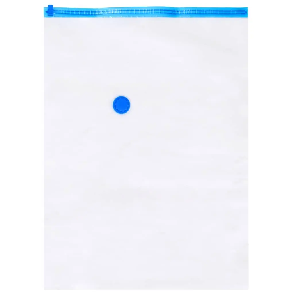 Vacuum Storage Bags 80x60 cm Transparent Reusable for Clothing Organiser Travel Home