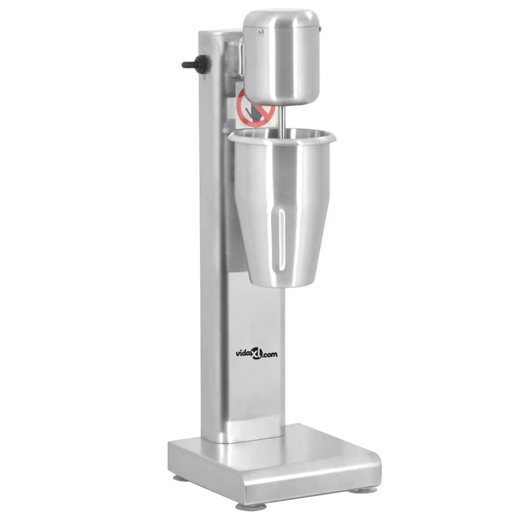 Milkshake Mixer Blender 1L Silver Stainless Steel