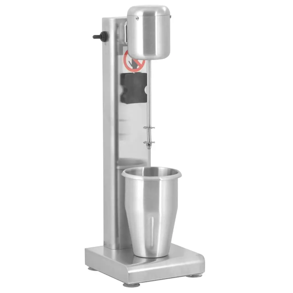 Milkshake Mixer Blender 1L Silver Stainless Steel