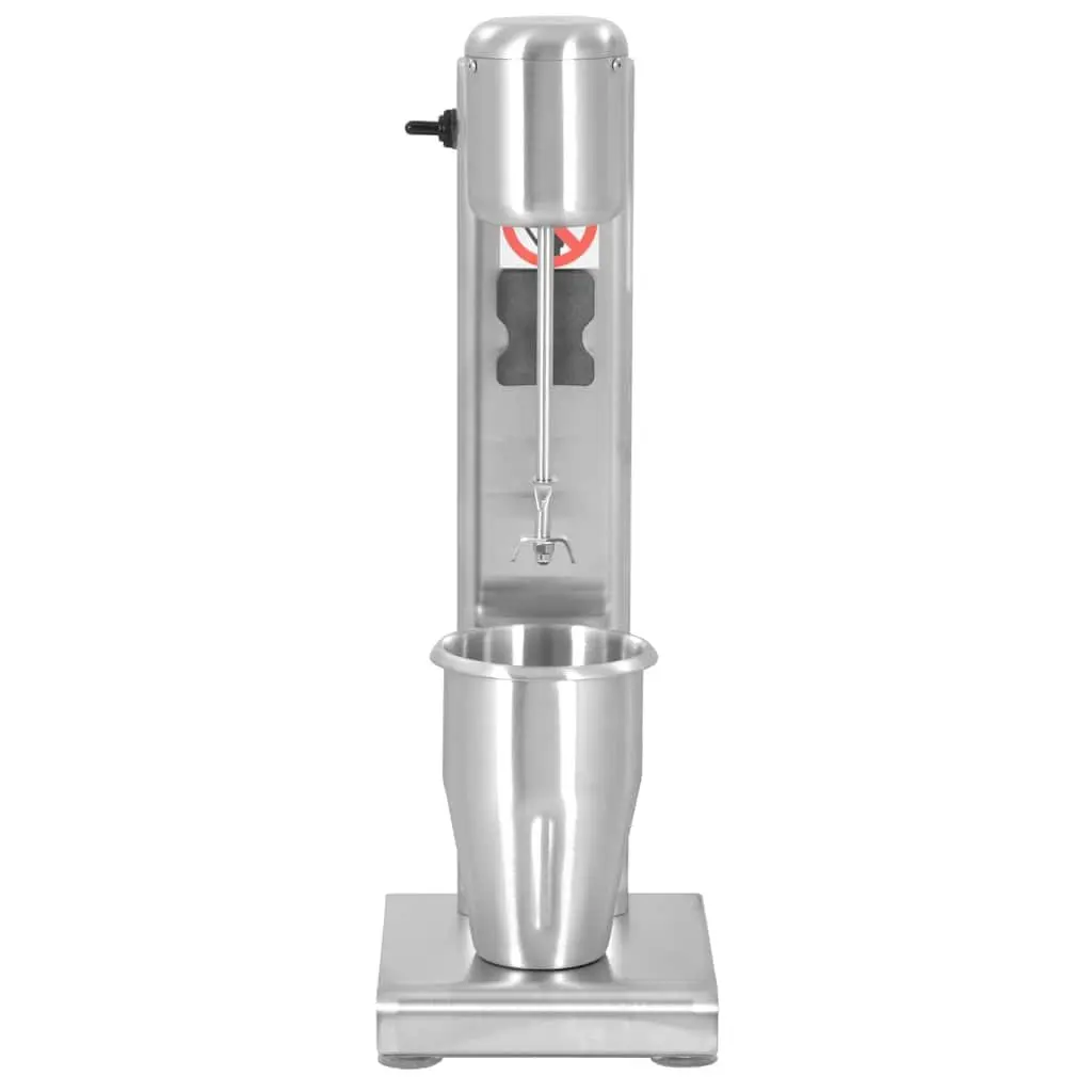Milkshake Mixer Blender 1L Silver Stainless Steel
