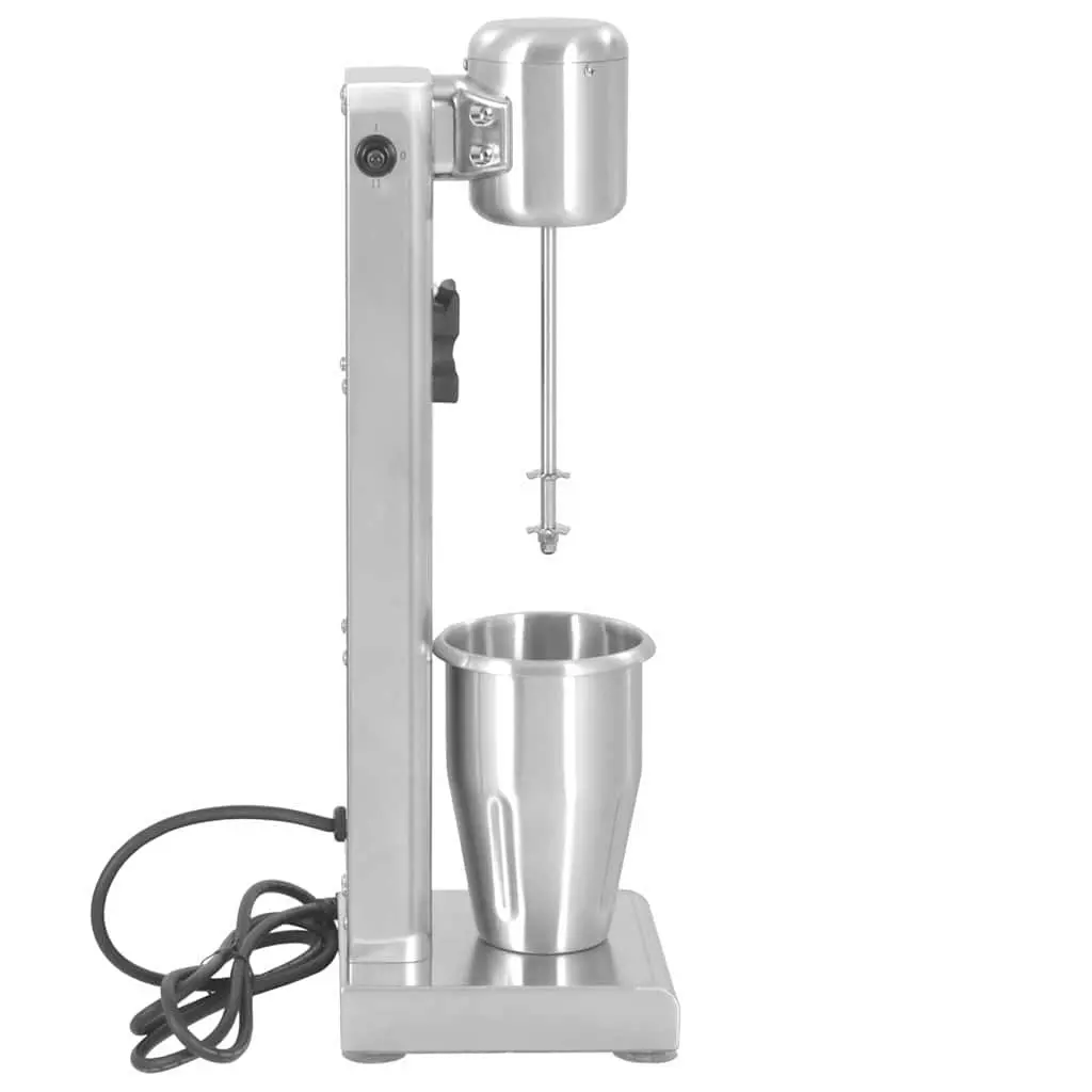 Milkshake Mixer Blender 1L Silver Stainless Steel