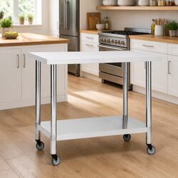 Your Reliable Mobile Food Prep Table on Wheels