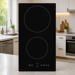 Durable and Practical 2 Burner Electric Cooktop