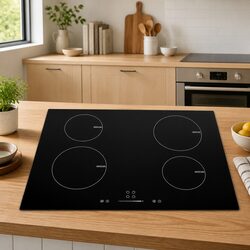 Reliable 4 Burner Induction Hob with Safety Features